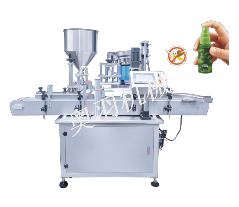 AY-160L花露水瓶灌裝旋蓋一體機_http://financialpredictions.com_產(chǎn)品中心_第1張